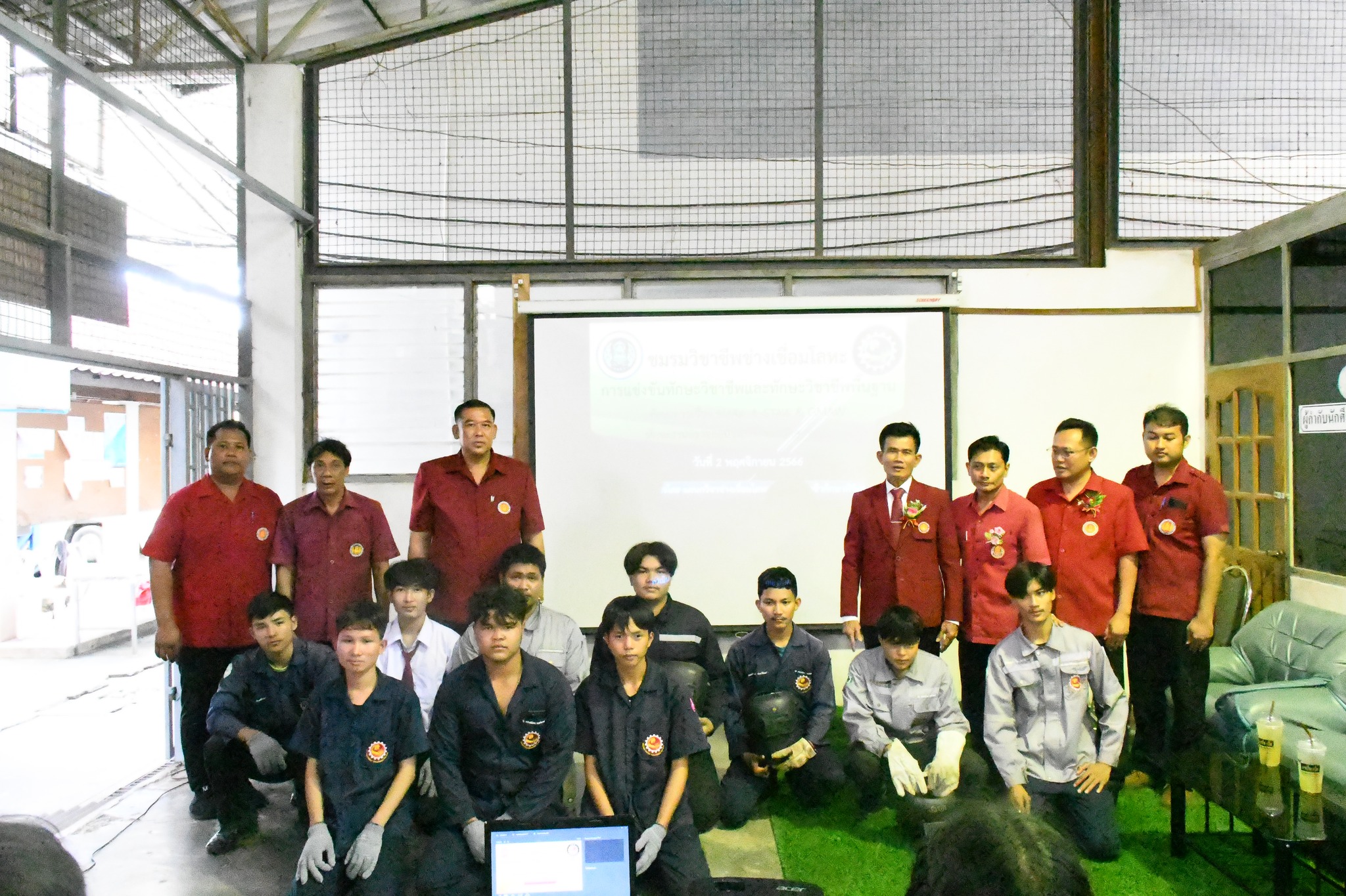 การแข่งขันทักษะวิชาชีพ แผนกช่างเชื่อมโลหะ ระดับสถานศึกษา วิทยาลัยอาชีวศึกษาพิจิตร