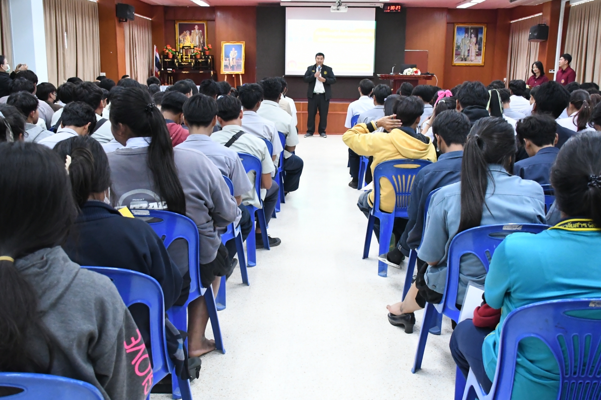 โครงการปฐมนิเทศนักเรียน นักศึกษาก่อนออกฝึกงาน และฝึกอาชีพ ระดับชั้น ปวช.3 และปวส.2 ระบบปกติ