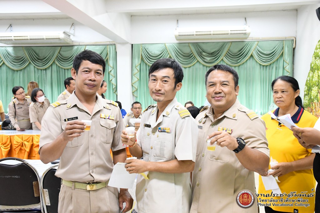 การตรวจสุขภาพประจำปี 2568 ณ ห้องประชุมหลวงพ่อเงิน วิทยาลัยอาชีวศึกษาพิจิตร